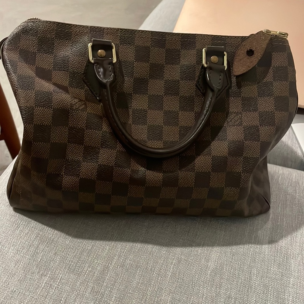 Louis Vuitton Brown Checkered Bag